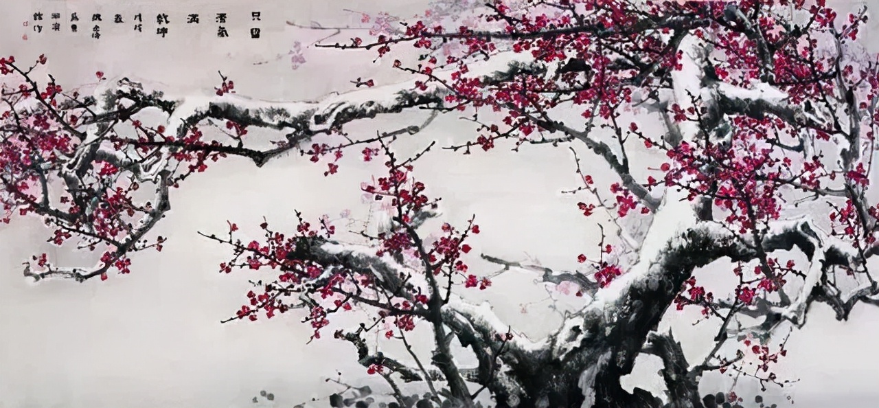 意境清远，笔墨雅洁的花鸟画