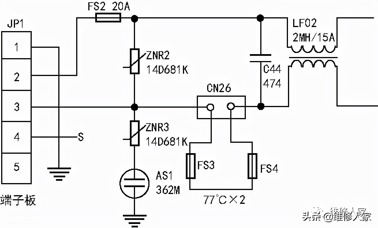 美的“数智星”系列变频空调保护电路分析