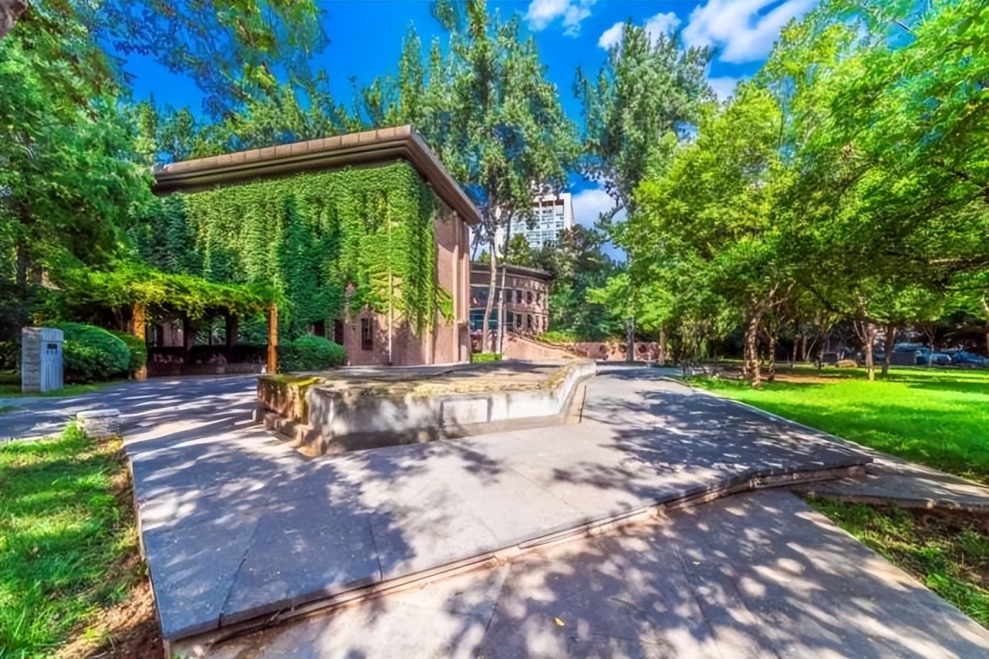 气温攀升！这所陕西高校：清爽宜人美景如画，还坐拥网红咖啡馆