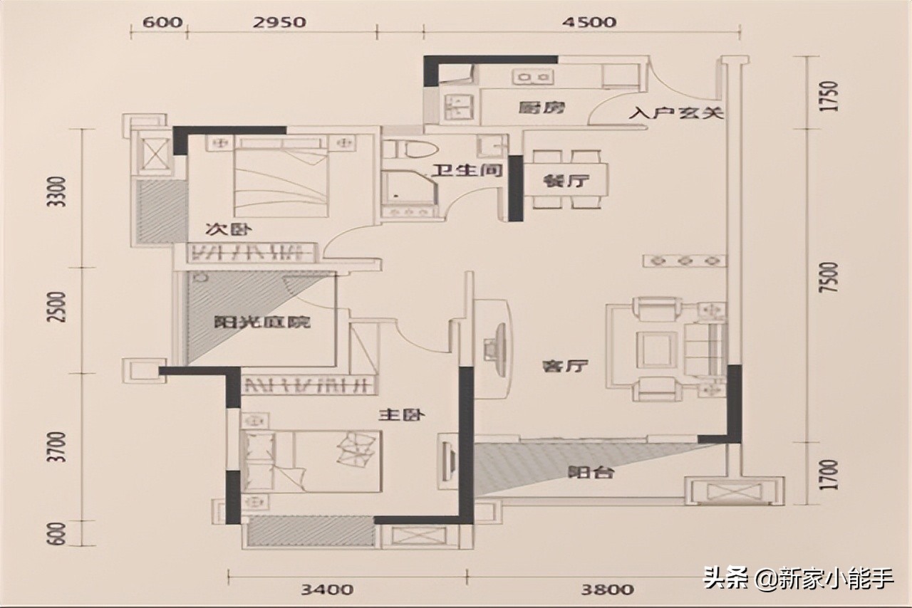 88㎡小三房全包装修惊艳亮相，细节满分，品质出众