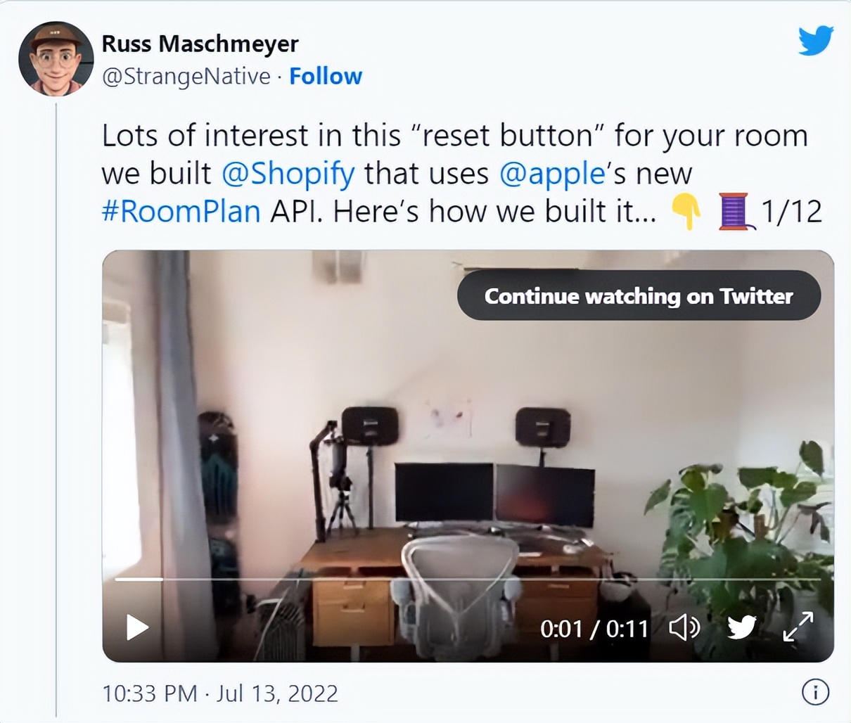 反向操作，这位开发者用最新苹果AR技术“擦除”房间所有物品