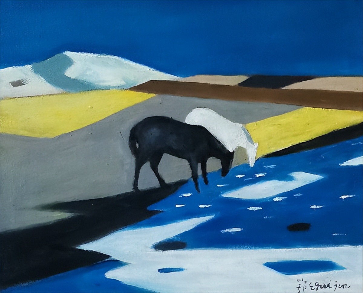 「德艺双馨」当代著名油画家鄂圭俊作品欣赏