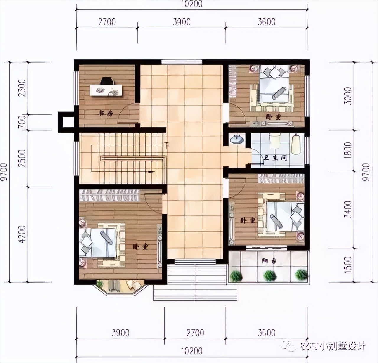 6款成本低面积小的二层农村别墅，2022年宅地小就这么建筑