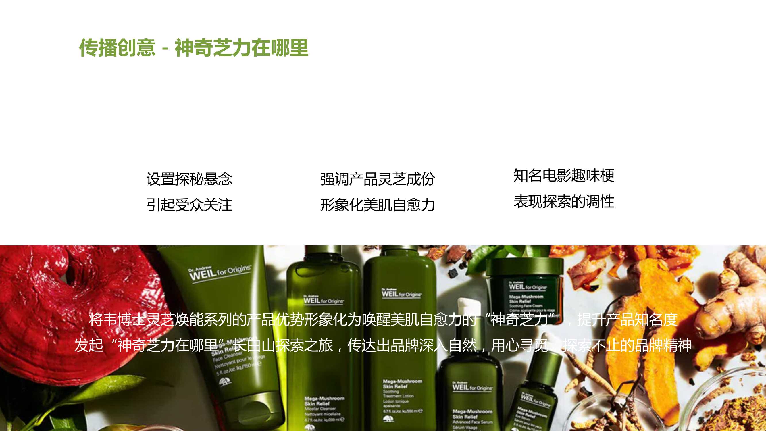 韦博士灵芝焕能精华水品牌传播案「PPT」