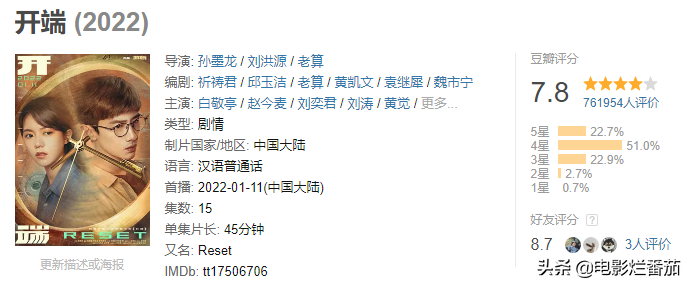 2022上半年十部好剧排名，最低7分，最高8.6分，每一部都值得观看