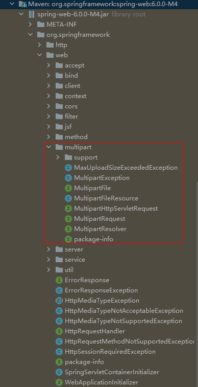 整合SSM中spring6.0.0-M4缺少核心类文件问题