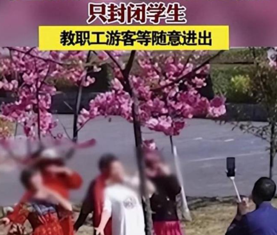 云南某大学被曝“形式主义”封校，15元学生可进出校，这算双标吗