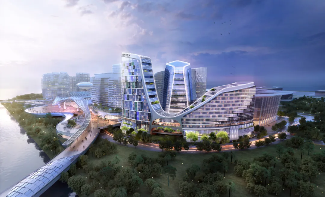Farrells法雷尔中标港珠澳口岸城地块四项目,打造珠海动感新地标