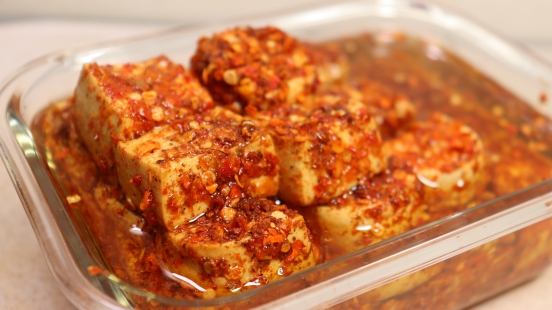 教你秘制豆腐乳，不发酵、不长毛，15分钟腌好，比桂林腐乳香