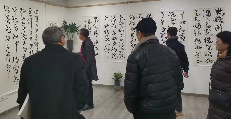 狂草人生“醉墨淋漓”李鹤林书法展在杭州市吴山品悦艺术馆亮相
