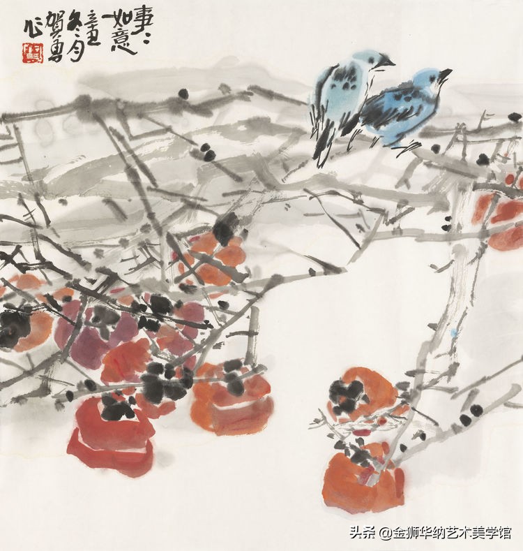 画家贺勇先生优秀作品（小品花间系列）欣赏系列《四》