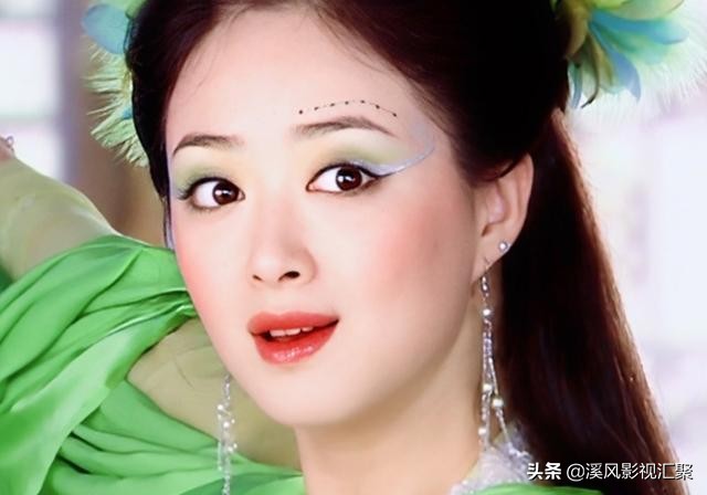 女演员超美的水晶妆，蒋欣的绿儿超灵动，杨幂的夕瑶太惊艳