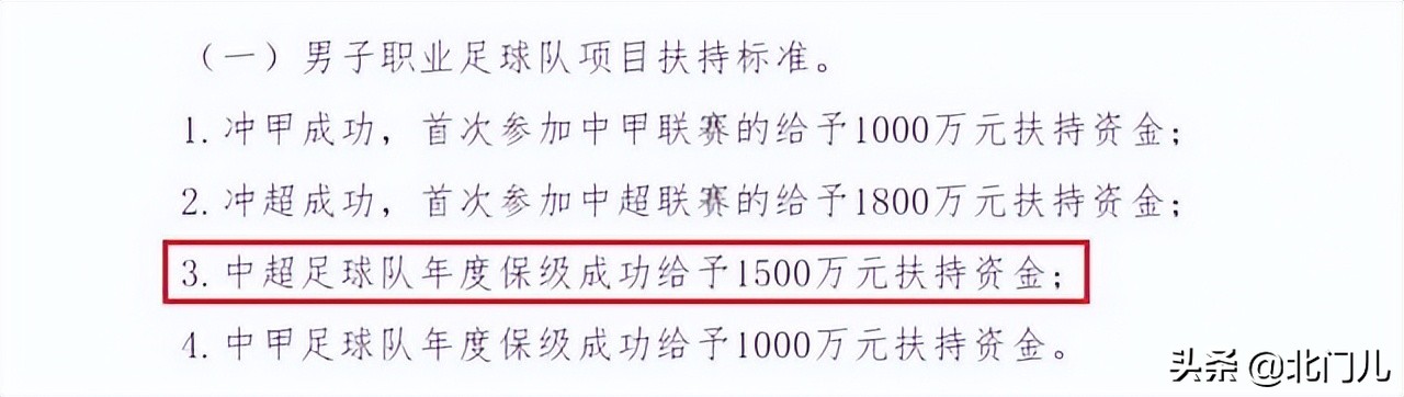 中超保级球队有什么奖金(官宣：中超升班马待遇大爆发，满足1条件=奖1500万，顶1支广州队)