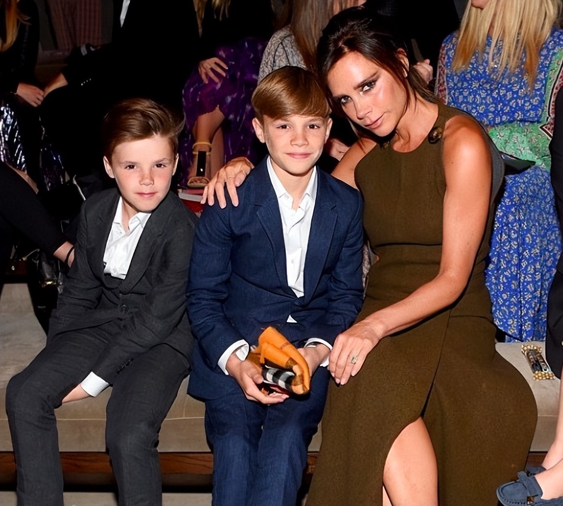 麦当娜女儿男装周走秀，贝克汉姆小儿子看秀，但颜值都不敌爹妈？