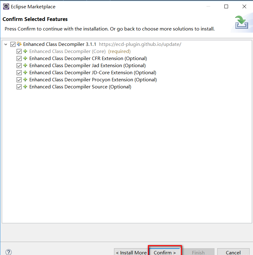 eclipse安装反编译插件