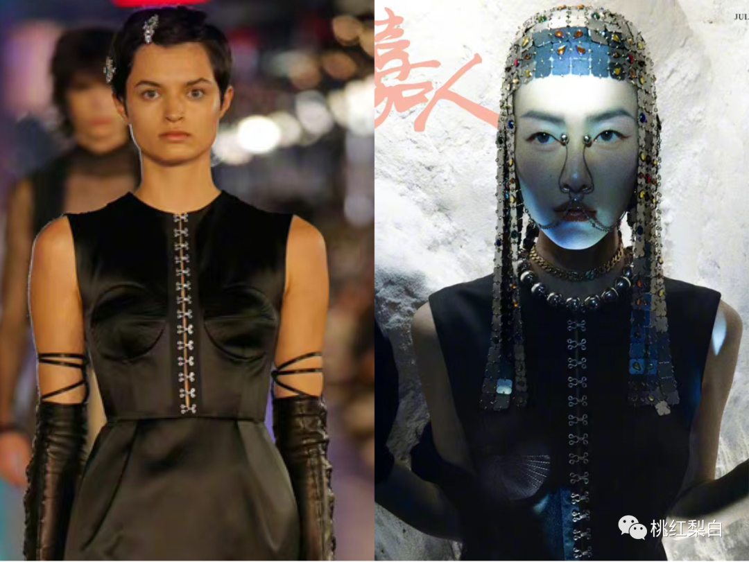 “女妖吉罗巴”？刘雯也被打扮成完全认不出的样子