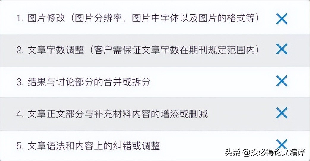 投必得OO编辑润色业务介绍