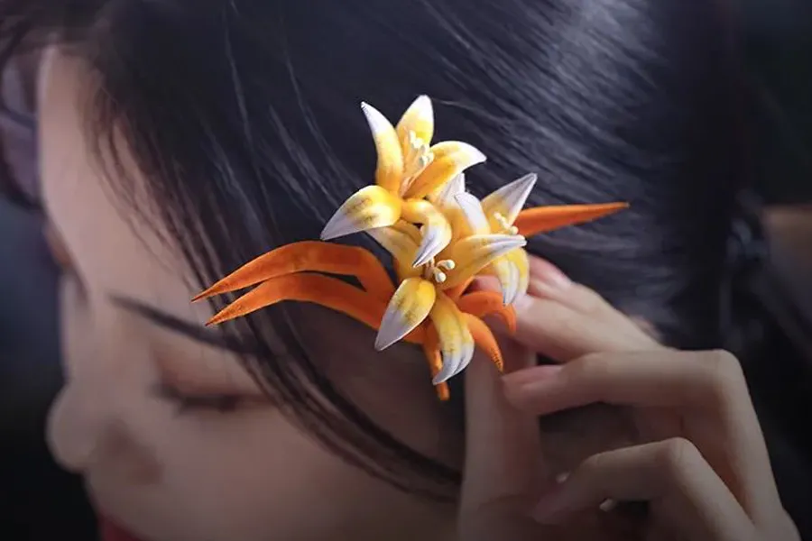 大唐美人最爱的绒花,现在还有多少人认识?