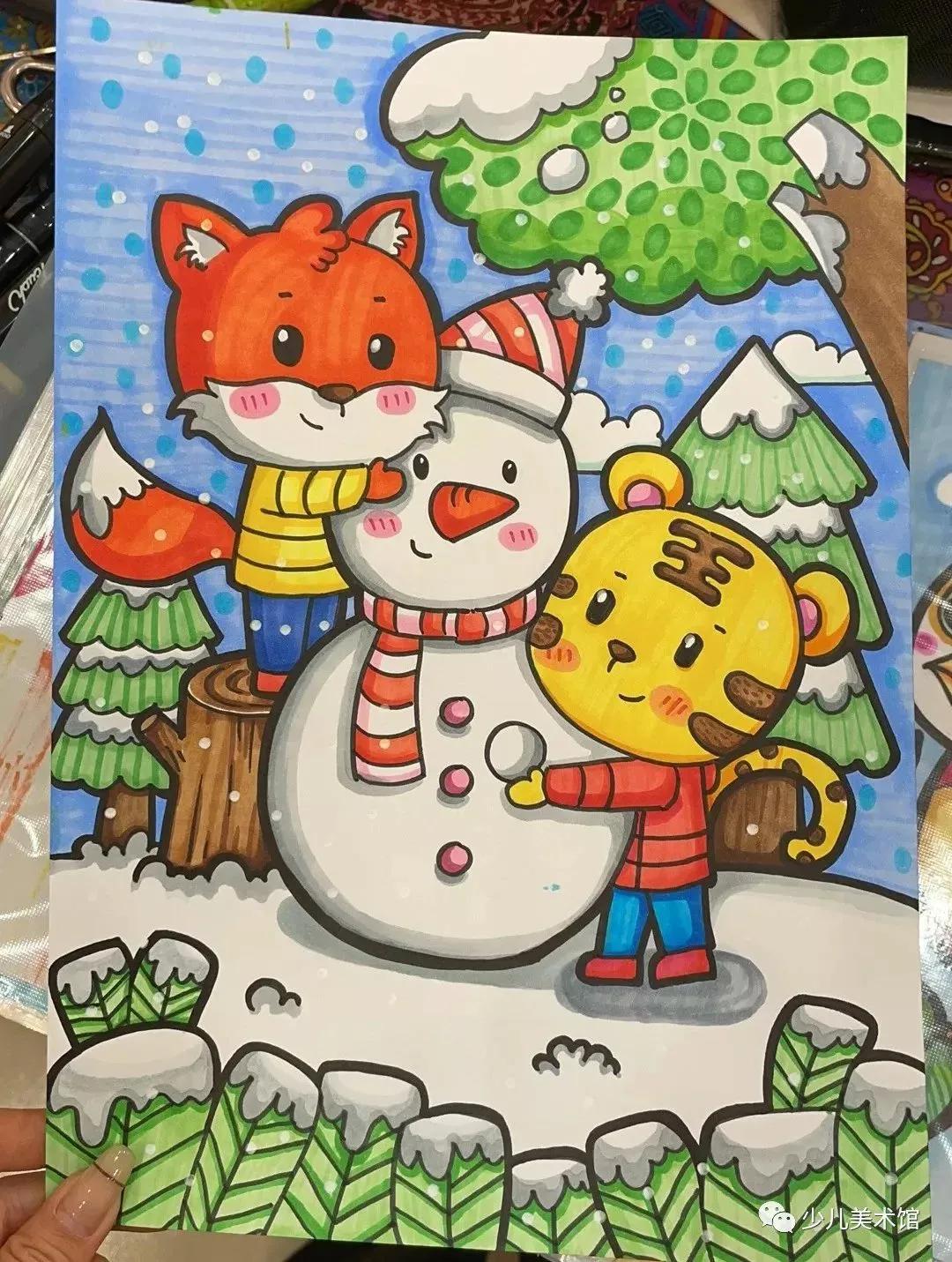 超好看的40幅创意儿童画,张张精品,经典收藏