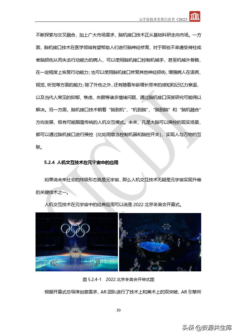 2022年元宇宙全景白皮书（六大新技术）