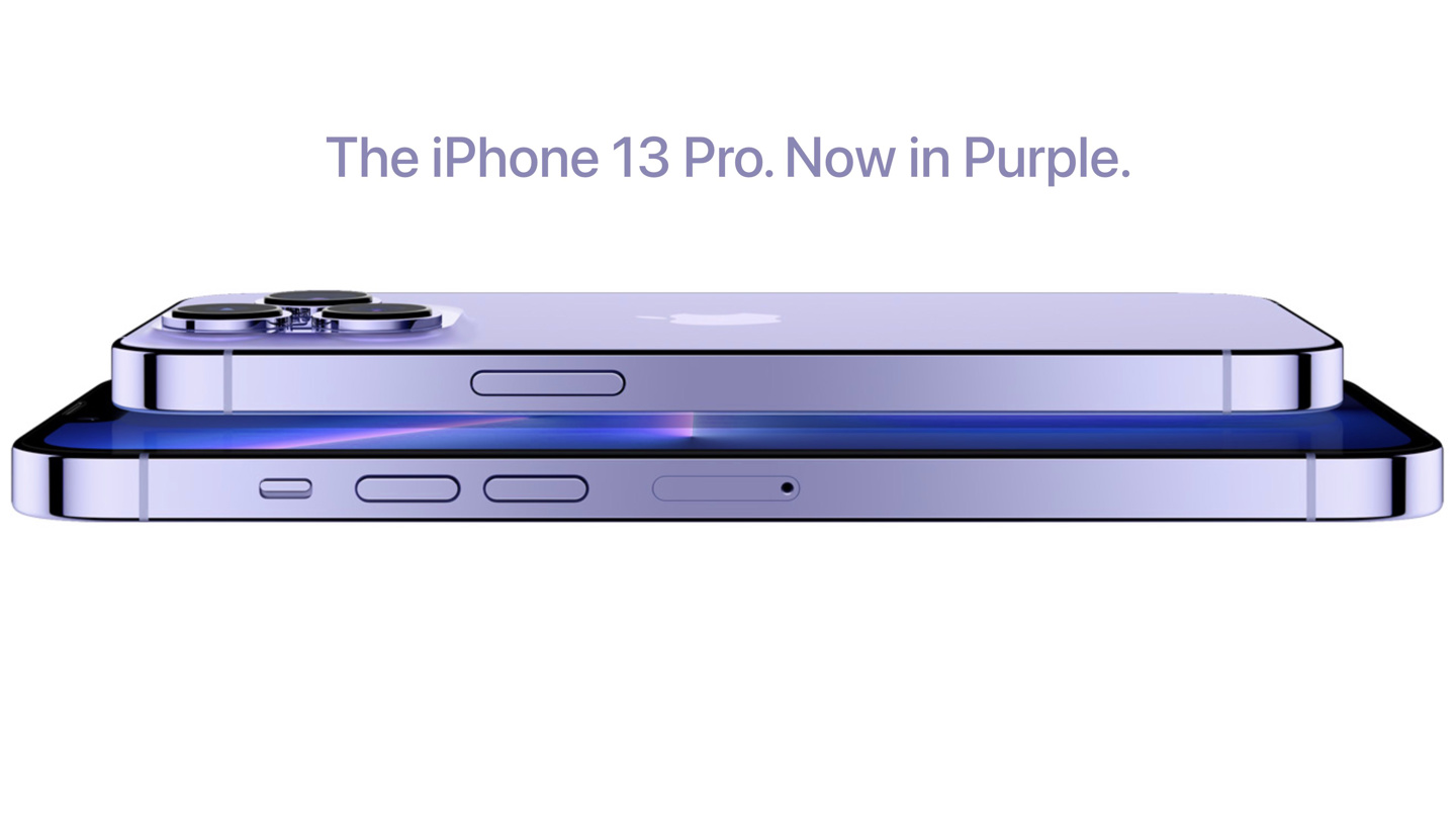 春季发布会新品+1，消息称苹果下周将推出紫色 iPhone 13 Pro/Max