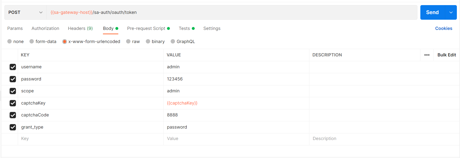 用Postman测试需要授权的接口