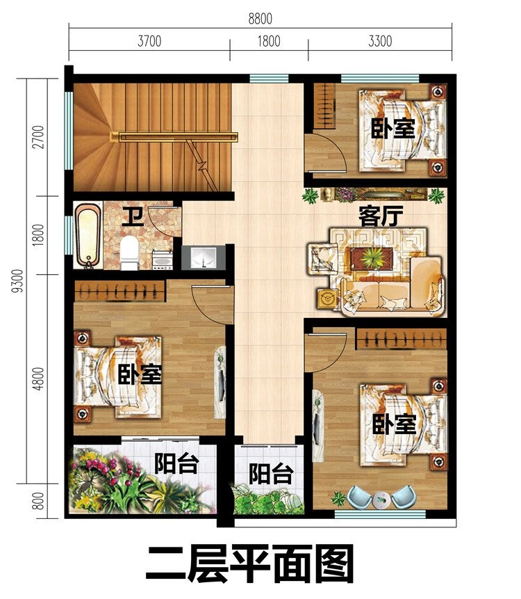 现代别墅设计方案及效果图，好看实用，回老家度假最为合适