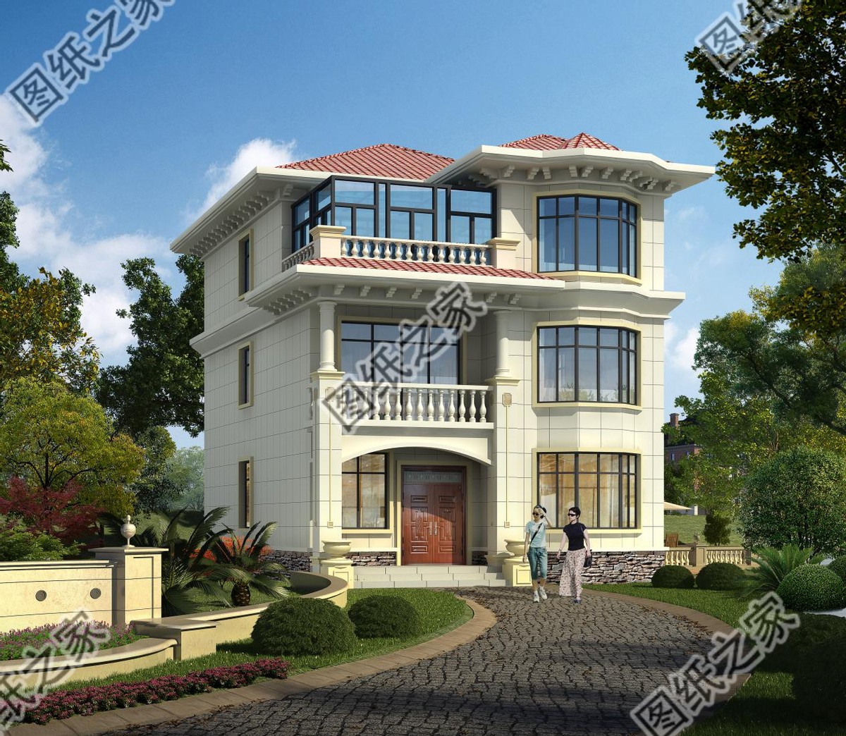 带有阳光房的别墅设计，宁静幽远的感受令人神驰