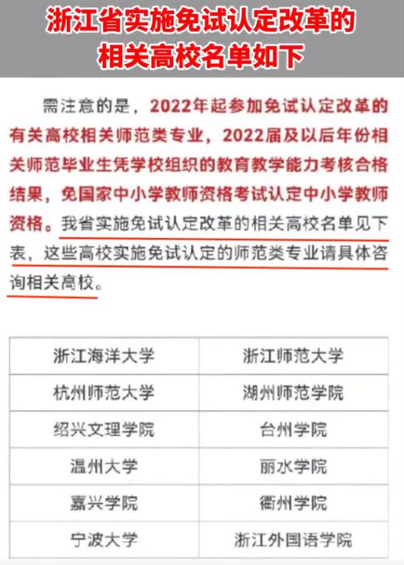 教育部发布通知，这3类大学生可免试教资证，当老师更“轻松”