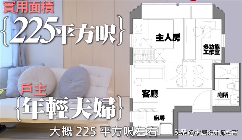 第一次见香港20㎡的房子，居然有2室1厅，不浪费1㎡，忍不住晒晒