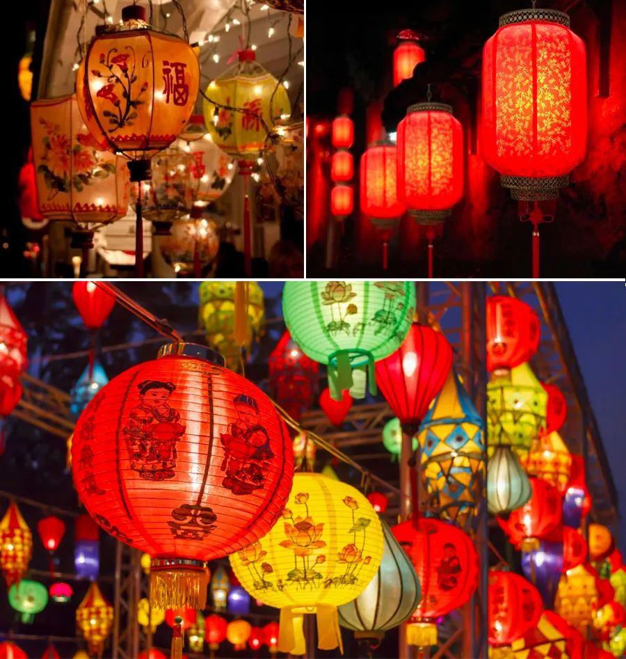 儿童画教程|元旦节主题美育课程《大红灯笼高高挂》