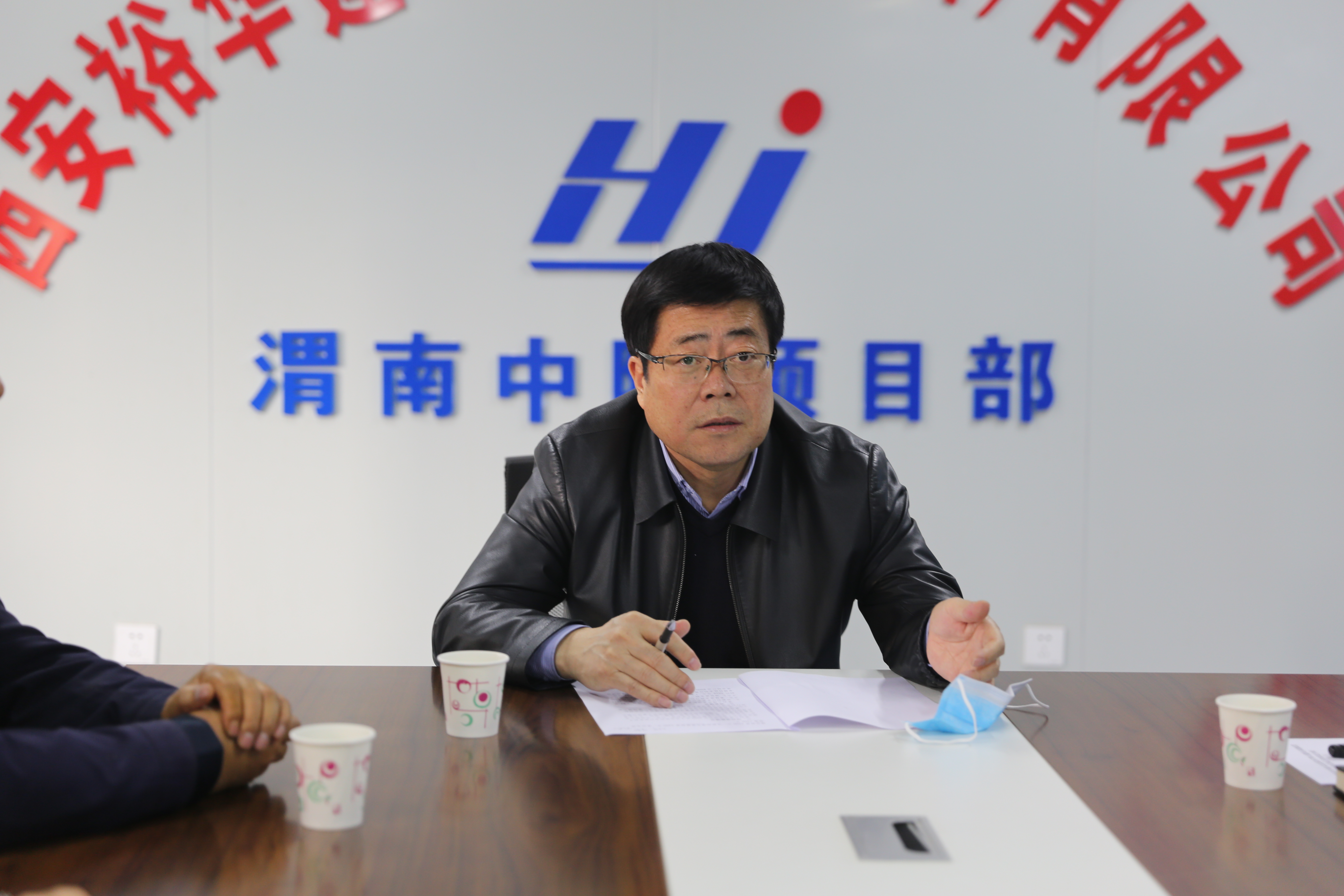 渭南中院党组书记贺世辉调研督导新审判法庭项目建设情况