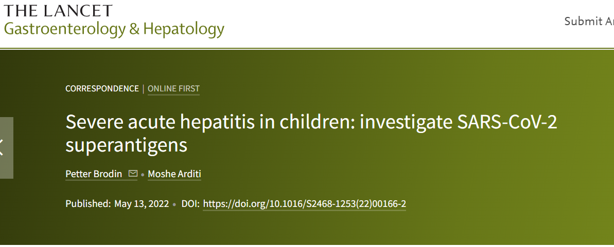 不明原因儿童肝炎与新冠有关？《柳叶刀》最新“研究”说了什么？