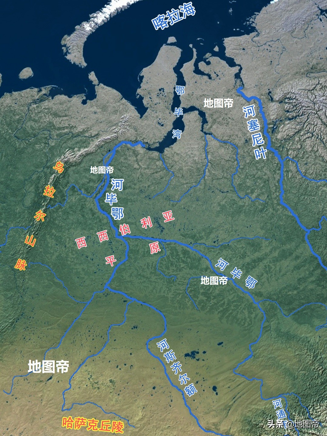 中国与俄罗斯地图(中国历朝距西伯利亚更近，占领西伯利亚的为什么是沙俄？)