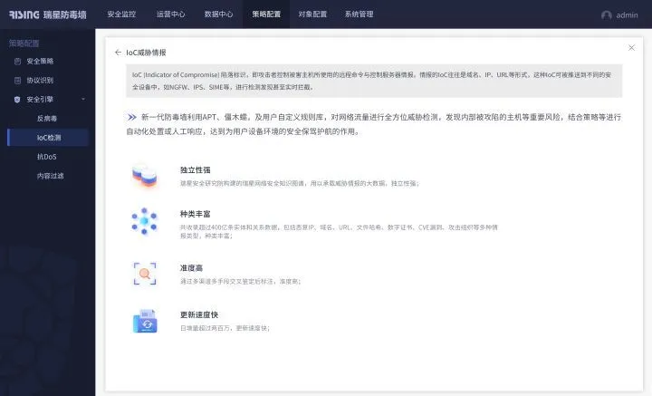 威胁情报赋能 瑞星新一代导线式防毒墙上线IoC检测