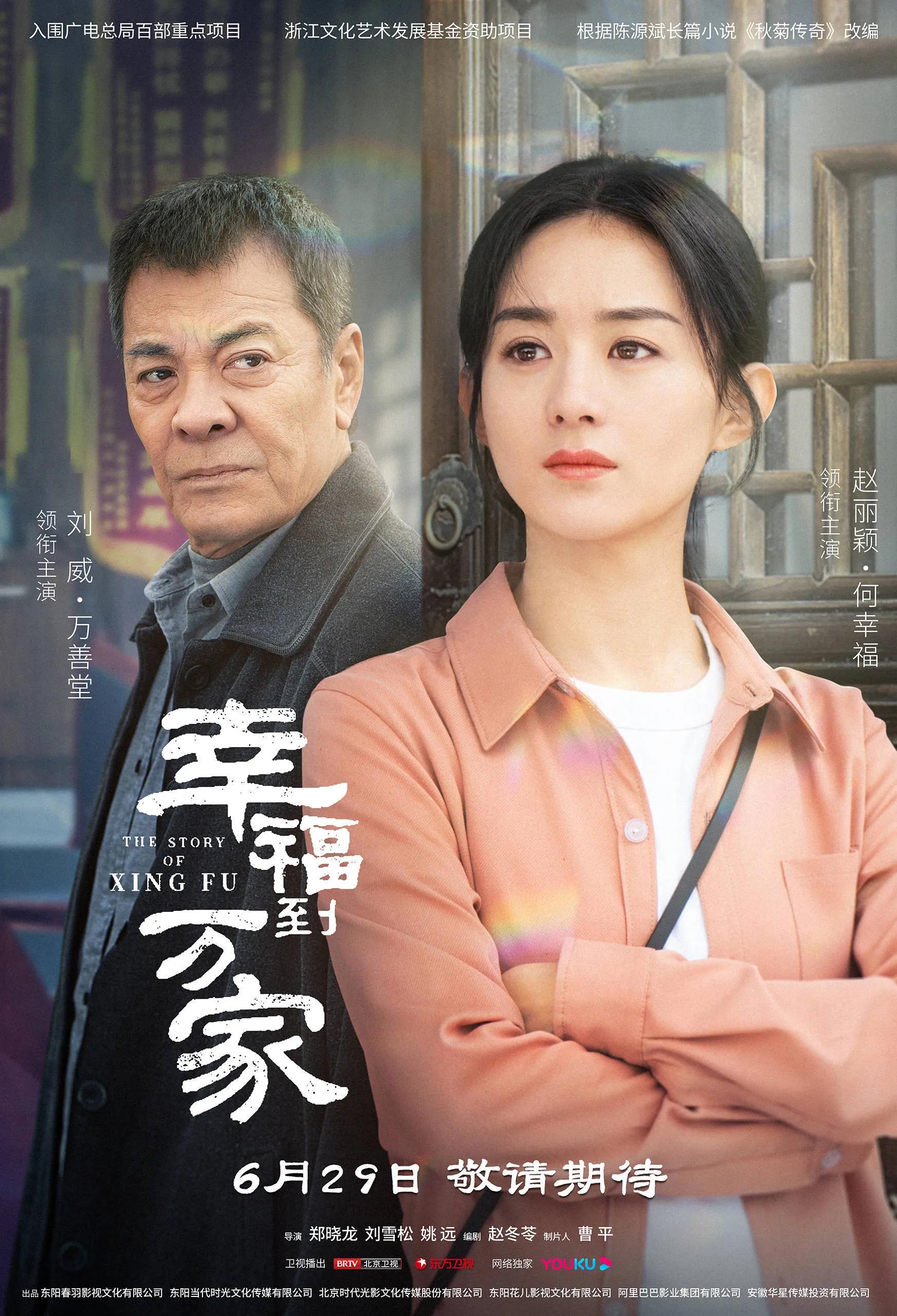 赵丽颖《幸福到万家》首播收视夺冠好评如潮，双台开播收视率狂涨