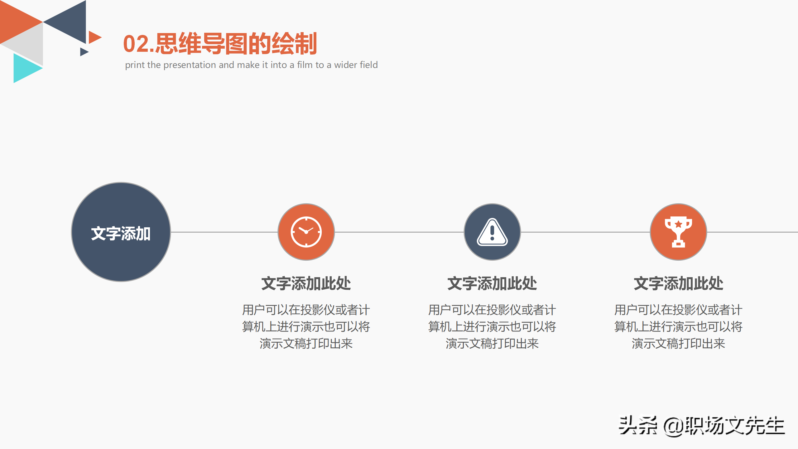 思维导图的优势与运用领域，34页思维导图培训PPT模板，思维导图