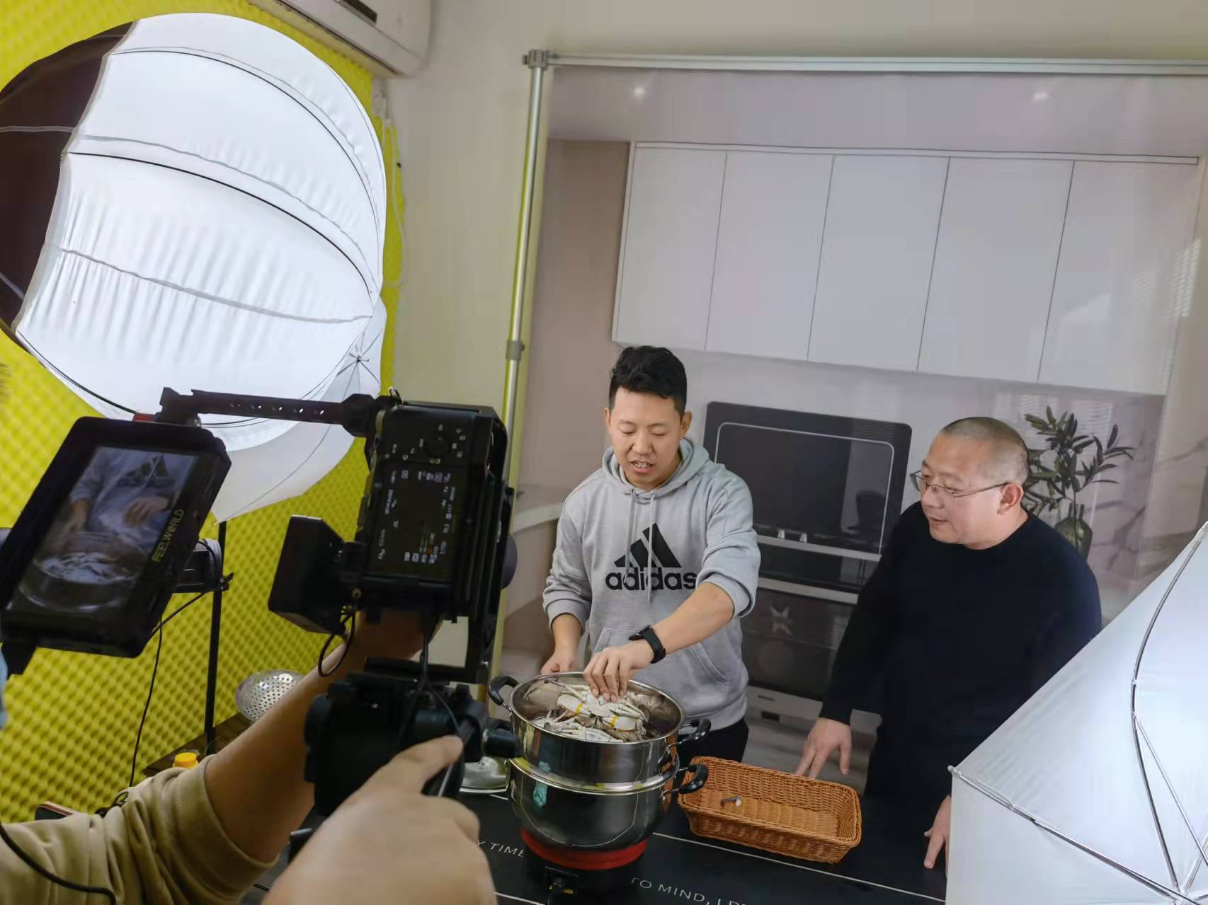 山东济南梭子蟹水饺宣传片视频拍摄花絮--山东影视制作中心
