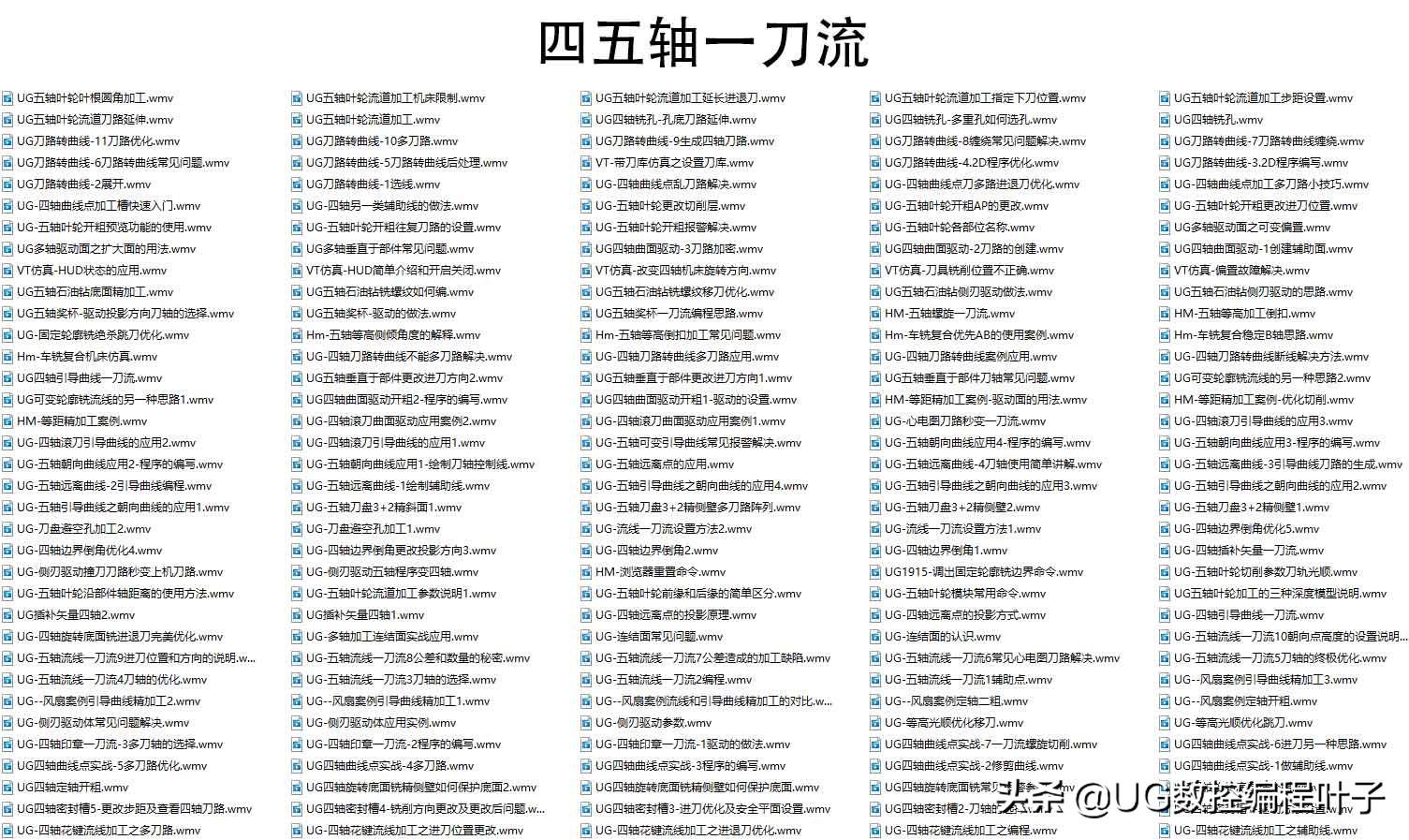 2022最新UG编程全套教程，总共199章节，自学篇