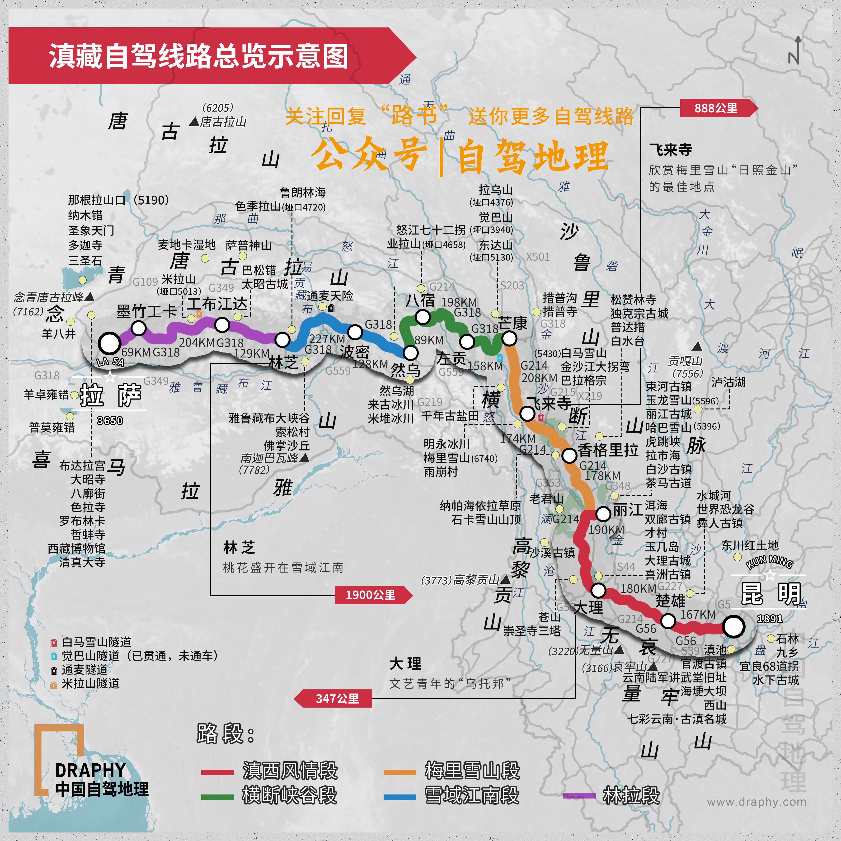 最风情万种的入藏公路：没有高反，纵贯横断山的风景线