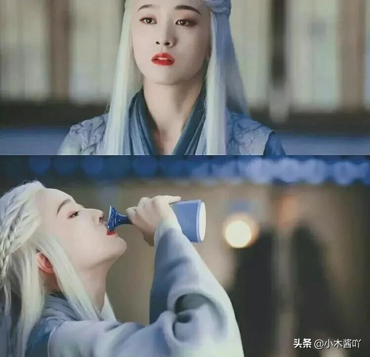 《白发王妃》现任设计喂药让她白头，前任喂解药却被她刺伤