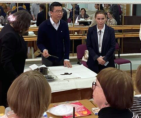 “思考自然之美”开展，刘子舆走进俄罗斯国家科学院“大师课堂”