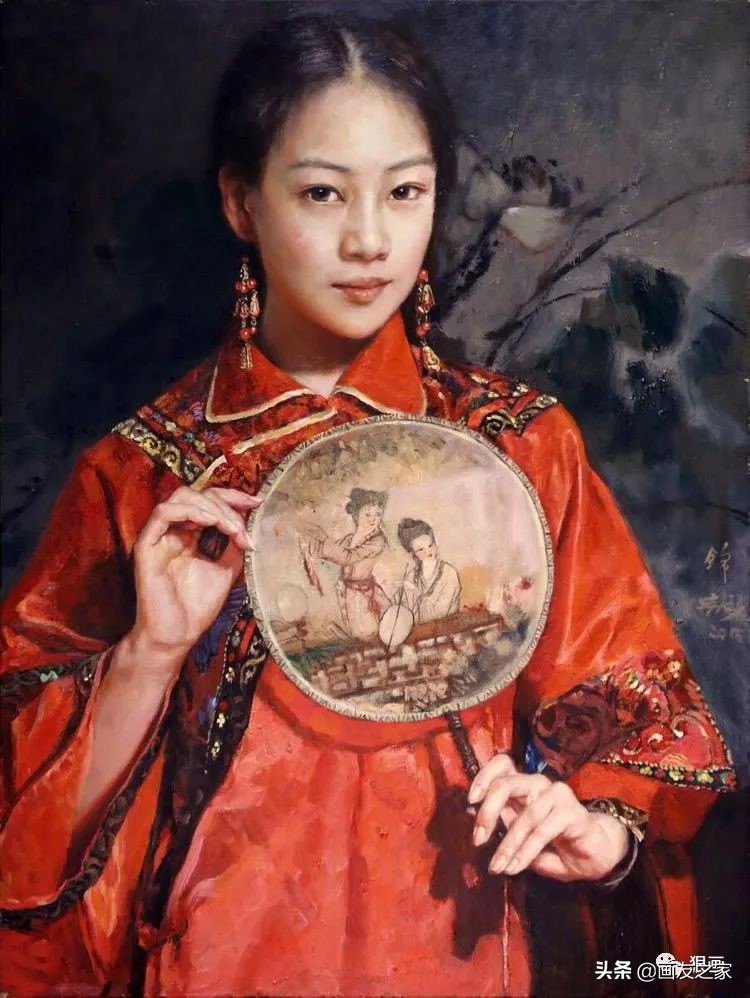 太美了,超凡脱俗的东方女性之美!张锦龙油画人物作品欣赏