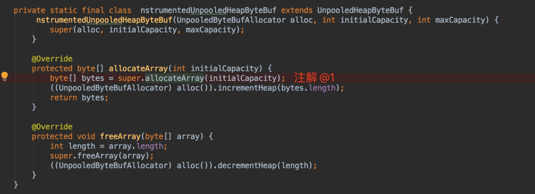 Netty非池化内存分配
