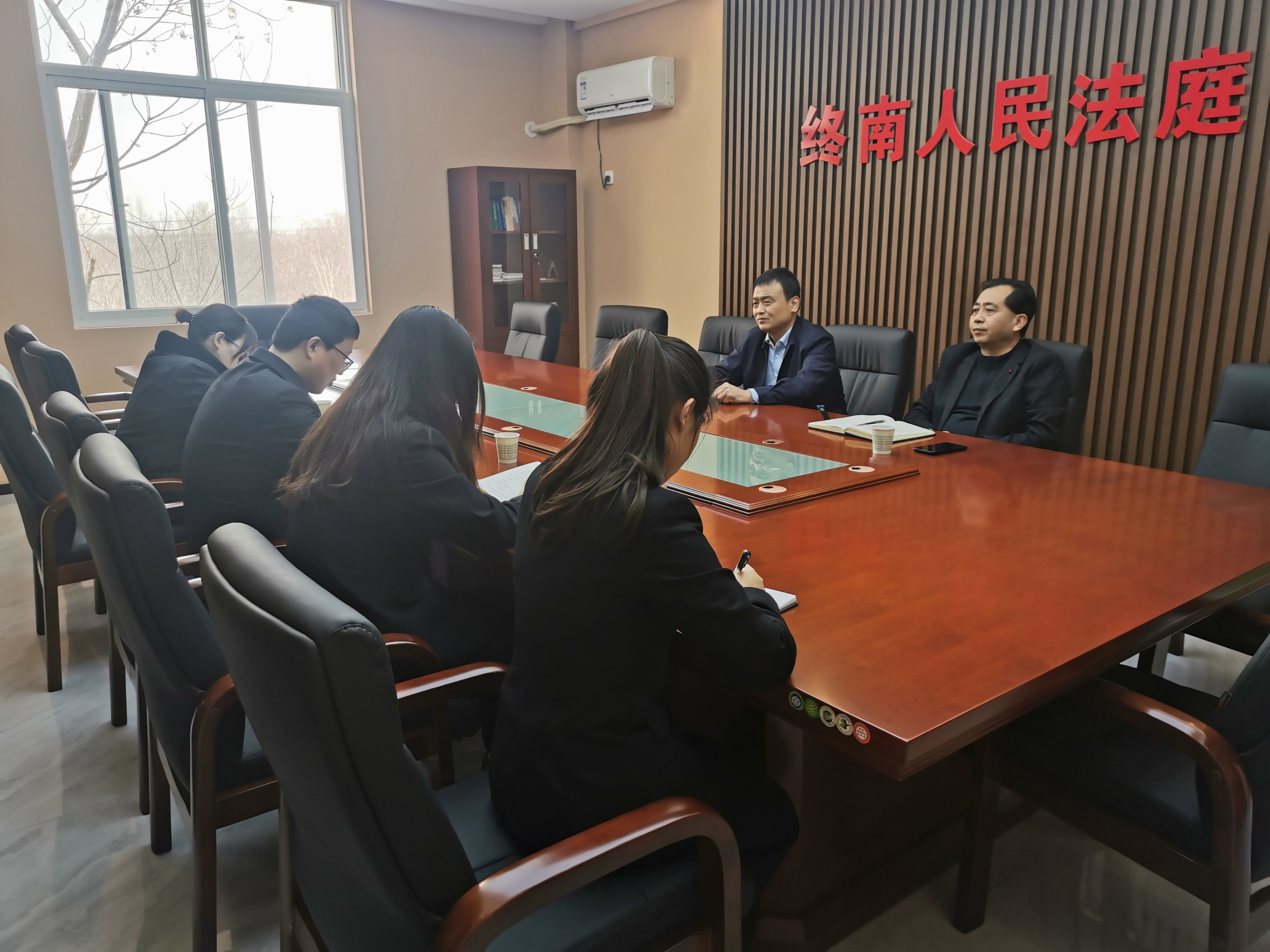 周至法院党组书记马春哲深入终南法庭检查指导工作