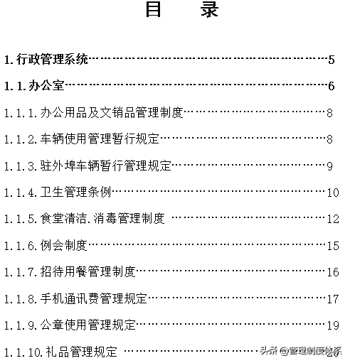 公司规章制度（124页）