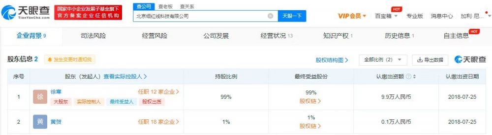 罗永浩官宣新创业公司Thin Red Line！罗永浩关联公司持有多个细红线商标