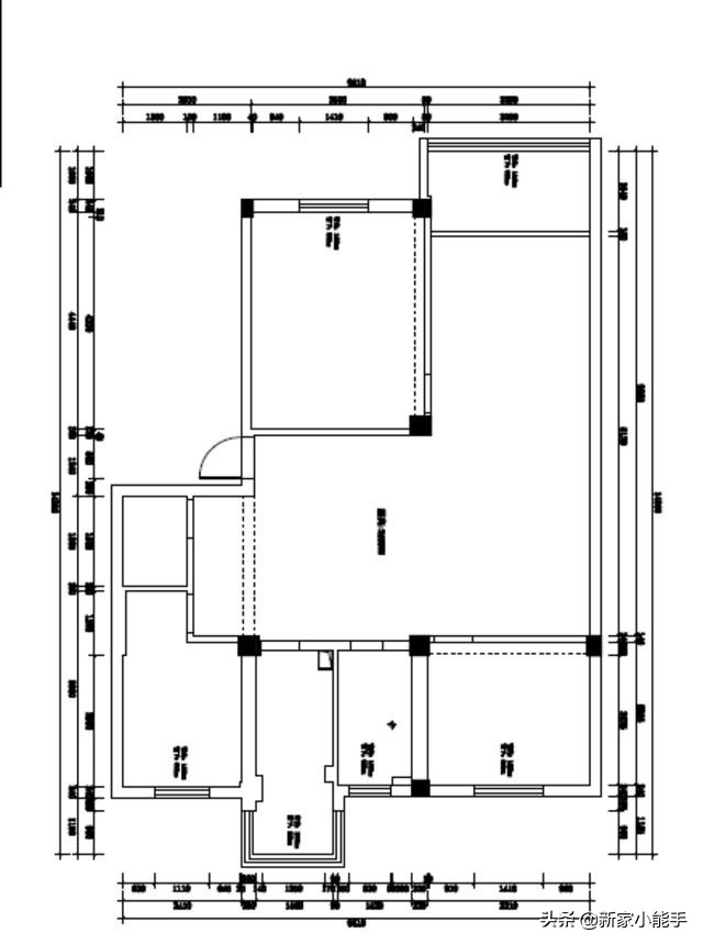 115㎡小户型四口之家装修样板房，实用与美观兼具