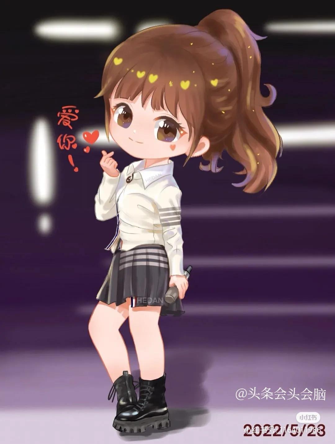 甜心教主王心凌的插画来啦