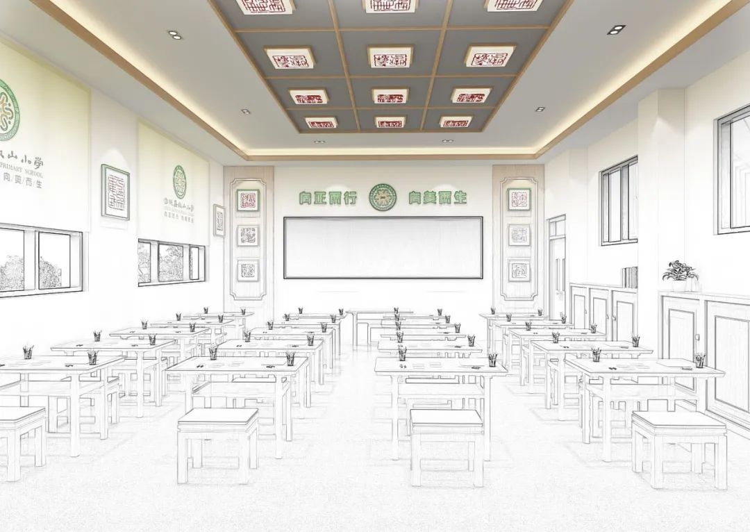 东方韵，校园景——校园文化室内篇